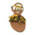 thumbnail image 4 of Victoria K Women's Printed Floral Ruffels Sandals, 4 of 5