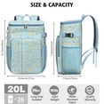 thumbnail image 3 of Travel Cooler Bag - Cute Shiba Inu Camping Beer Cooler Backpack with Bottle Opener- Waterproof Insulated Picnic Backpacks - Cooler Bag for Beach, 3 of 6
