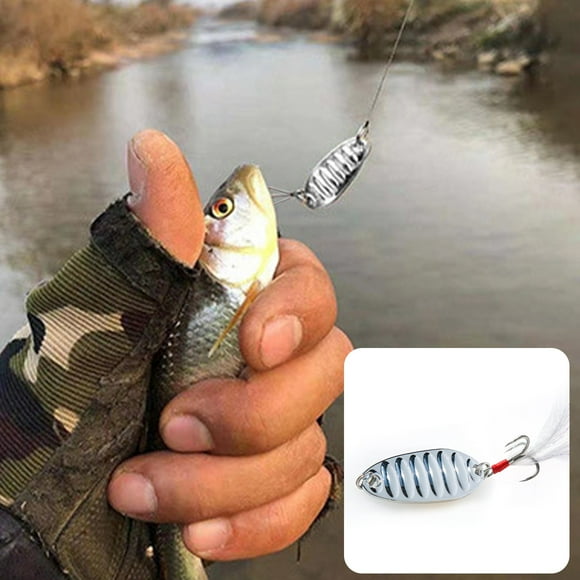 Salty Fishing Lure Spoon, Saltwater, Casting, Trolling, Jigging, Seatrout, Striped Bass, Mackerel, Snook, Tarpon, Bluefish, Salmon (Silver)