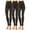 Charcoal-Charcoal-Charcoal, variant on Women's High Waist Seamless Leggings, Soft Stretch Full Length Pants, Free Size 3-Pack