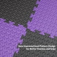 thumbnail image 4 of Xspec 1" Extra Thick Interlocking Home Gym Foam Floor Mat Reversible Tiles (24" x 24") | 12 Pieces, 48 Square feet | Protective Flooring for Work Out Exercise, 4 of 18