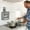 Gray-3P, variant on Multifunctional Wall-mounted Spice Storage, Transparent Drawer Seasoning Container, Easy Installation Spice Dispenser, Kitchen Organization Tool for Home and Buffets