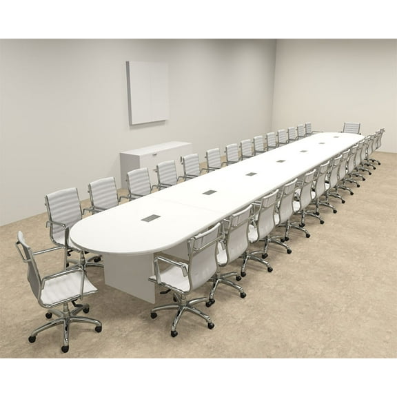 Modern Racetrack 30' Feet Conference Table, #OF-CON-C121
