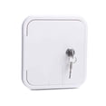 thumbnail image 4 of Superior Electric RVA1580 Electric Cable Hatch with Key Lock for 30/50 Amp Cords - White, 4 of 6