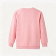 thumbnail image 5 of Diufon Girls Long Sleeve School Uniform Cotton Crewneck Pullover Tops Casual Color Block Athletic Sweatshirts, 5 of 7