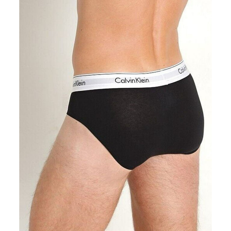 Calvin Klein Modern Cotton Stretch Naturals Hip Brief 3-Pack, Multi, XL