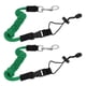 thumbnail image 1 of Greeniant Pack de 2 Kayak Paddle Leash Cuerda Cuerda de seguridad elástica Deportes acuáticos Ropa Deportiva, Zapatos Verde, 1 of 6