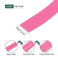 thumbnail image 2 of Uxcell 1/2" Double Fold Bias Tape Polyester Continuous Bulk Bias Tape for Sewing Seaming Rose Red 100 Yards, 2 of 5