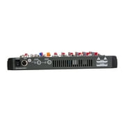 DENEST Professional Mixer Sound Board Console 6 Channel Desk System Interface Digital USB