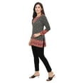 thumbnail image 5 of Maple Clothing Short Kurta Indian Tunics Kurti Top Women's India Apparel (Black, 3XL), 5 of 6