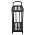 thumbnail image 3 of Black 12-Cue Billiard Rack - Heavy Duty Carbon Steel Construction - Floor Standing Pool Cue Holder with Rubber Protection, 3 of 15