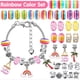 thumbnail image 3 of de kits de joyería de bricolaje, kit de pulseras de dijes de bricolaje para niñas, juguete de joyería para niños para 6 7 8 9 10 11 12 años Shuxiu Wang  9024715003232, 3 of 5