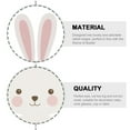 thumbnail image 2 of OULII 16Pcs White Rabbit Shape Wine Glasses Cards for Easter Party Decoration, 2 of 8