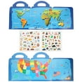 thumbnail image 1 of FRCOLOR Kids Sticker Book Reusable Sticker Book for Kids with Assorted Color PVC Stickers Educational Toy Suitable for Children,12.2"X9.25"X0.12", 1 of 5