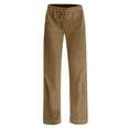 thumbnail image 7 of Drovellove Women's Christmas Straight Leg Casual Pajama Pants - Cropped Pants Cozy Polyester Lounge Trousers for Relaxing at Home or Outdoor Activities, 7 of 7