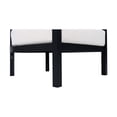 thumbnail image 6 of Christopher Knight Home Outdoor Curved Patio Accent Chairs with Cushions, Set of 2, Black + White, 6 of 16