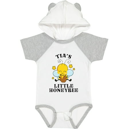 

Inktastic Cute Bee Tia s Little Honeybee with Stars Gift Baby Boy or Baby Girl Bodysuit