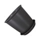 thumbnail image 1 of Kearding Maceta de flores para suelo de , maceta de jardín para dormitorio, maceta de resina, contenedor de plantas suculentas con bandeja, Jardín y Patio Gris Negro/Bandeja 18 cm * 13 cm * 10 cm, 1 of 6
