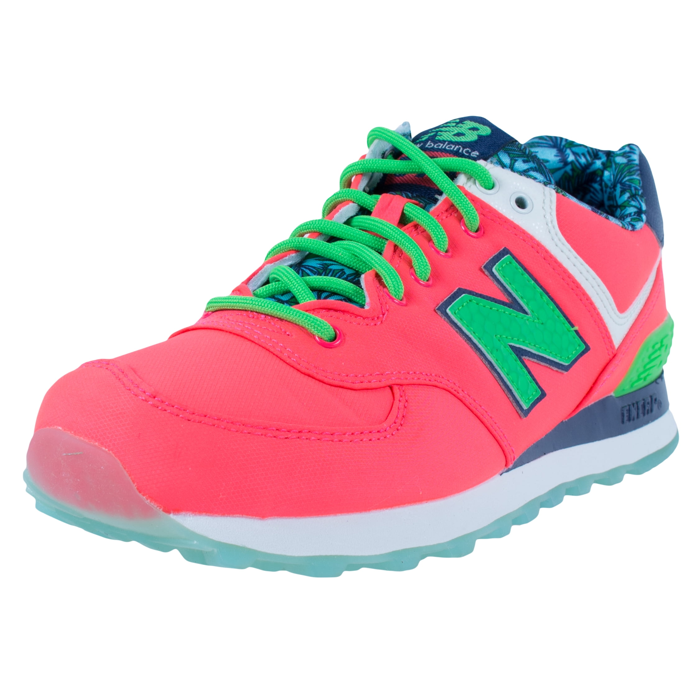 new balance 574 pink and green