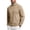 Khaki, variant on Men's Thermal Shirt Thin Fleece Lined Long Sleeve Base Layer Lightweight Workout Undershirts