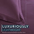 thumbnail image 3 of Housse de Couette - Violet Taille Grand Housse de Couette - 3 Pcs Doux Respirant, 3 of 9