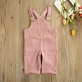 thumbnail image 3 of Hirigin Toddler Kid Baby Boy Girl Corduroy Romper Jumpsuit Bib Pants Overalls, 3 of 4