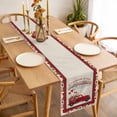 thumbnail image 3 of Valentine's Day Table Runner 120 Inches Long Farmhouse Dress Scarves, Red Truck Love Heart Roses Romantic Rustic Dining Tablerunner for Coffee Table/Kitchen Island/Party Décor, 13" x 120", 3 of 8