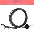 thumbnail image 2 of Wosthever Cable de gimnasio ajustable Cable de gimnasio Cuerda de alambre con hebillas Cable de ejercicio portátil Cuerda de acero resistente Cable de Gimnasios en casa Negro 2.5 millones Wosthever OD010758-01, 2 of 6