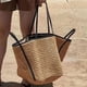 thumbnail image 2 of Bolso de mano tejido de gran capacidad, bolso de mano y monedero de paja para playa de verano, bolso de hombro bohemio para mujer, bolso de viaje para mujer 2024, 2 of 5