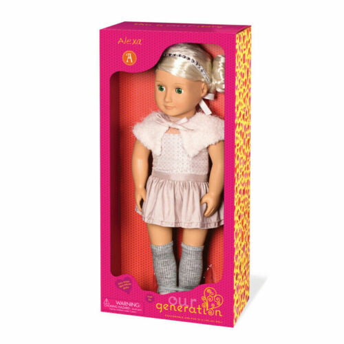 Our Generation Doll Alexa Ballet 18in Tall Blonde Hair w/ Clothing & Shoes NEW 
