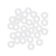 thumbnail image 2 of Luxe Modz O-Ring White Rubber Perfect for Tunnels Plugs and Tapers, Also for Any Piercing Retainer Eyebrow, Labret, Industrial, Cartilage Pack of 20, 2 of 8