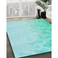 thumbnail image 2 of Ahgly Company Indoor Rectangle Patterned Blue Diamond Blue Area Rugs, 5' x 7', 2 of 6