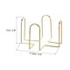 thumbnail image 2 of Soporte de posavasos vintage Uxcell de 3 piezas, soportes de metal dorado para posavasos redondos y cuadrados de 4.3 pulgadas, sostiene 8 posavasos., 2 of 5