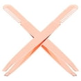 thumbnail image 2 of 2 pinzas para cejas, herramientas para dar forma a las cejas con punta de peine para mujeres., 2 of 6