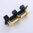 thumbnail image 5 of CRO Decor 2 Function Complete Brass Shower Fixture in Black, 5 of 5