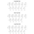 thumbnail image 4 of 28PCS Fake Nails Tips Set Different Sizes Natural French Short False Nails Tips Full Cover Acrylic Artificial Nails for Nail Salons & DIY Nail Art Tool, 4 of 9