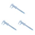 thumbnail image 4 of Riwesomey Calibre Vernier deslizante de 150mm, calibre de regla de plástico, herramienta de medición de apertura de doble escala, experimento de Type4 NO4 Riwesomey CBP048577, 4 of 6