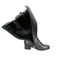 thumbnail image 4 of PEERAGE Carolyn Women Wide Width Wide Calf Leather Riding Boots BLACK 8, 4 of 7