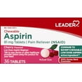 thumbnail image 2 of Leader Chewable 81 mg Aspirin, 36 Tablets, 2 of 3