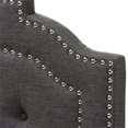 thumbnail image 4 of Baxton Studio Edith Tufted Twin Panel Headboard in Dark Gray, 4 of 6