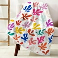 thumbnail image 2 of Colorful Plant Throw Blankets, Cute Vibrant Boho Garden Plant Inspirational Motivation Warm Cozy Bed Couch Blanket, Soft Comfy Flannel Throws and Blankets Livingroom Bedroom Decor, 2 of 5