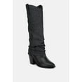thumbnail image 2 of Fab Cowboy Boots With Denim Sleeve Detail, 2 of 10