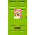 thumbnail image 2 of Carolines Treasures BB9755DS1216 Morkie Love Wall or Door Hanging Prints Red 12WX16H multicolor, 2 of 2