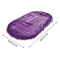 thumbnail image 3 of Up to 65 off!Yyuenw Oval Ultra Soft Fluffy Rug for Bedroom 20 X 31.5 Inches Cute Area Rug for Girls and Kids Baby Room Home Decor, Indoor Carpet for Nursery Dorm Living Room, 3 of 5