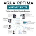 thumbnail image 5 of Aqua Optima EPS612 WQA Certified Replacement Evolve+ Filter for Filter Pitchers, and Aurora Water Dispensers, 40 GAL, BPA Free (Pack of 6), 5 of 8