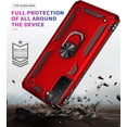 thumbnail image 5 of S21 FE Case, Samsung Galaxy S21 FE Case Military Grade Protective Samsung S21 FE Cases Cover with Ring Car Mount Kickstand for Samsung Galaxy S21 FE - Red, 5 of 12