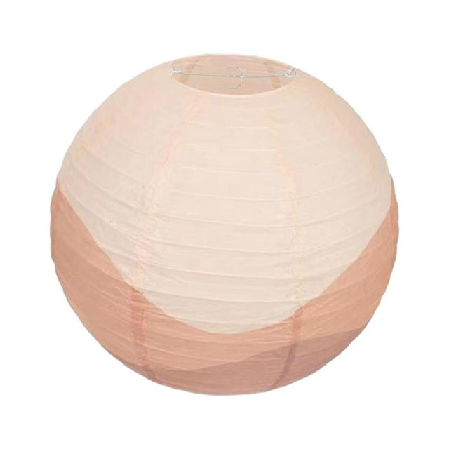 Lámpara colgante de techo, pantalla de papel, luces colgantes modernas, 40cm/15,75 pulgadas, accesorio de iluminación duradero DIY para sala de estar Rosa