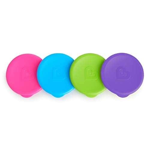Munchkin Miracle 360 Tapas de tazas, 4 unidades, los colores pueden variar
