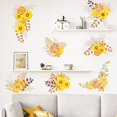 thumbnail image 4 of Pegatinas de pared MACHAO flores amarillas autoadhesivas creativas, 4 of 5