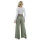 thumbnail image 5 of Pantalones anchos para mujer, elásticos, cintura alta, pantalones palazzo, pantalones fluidos, pantalones ahumados, trabajo casual, 5 of 6